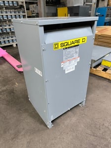 50 kVA, 240/480 Primary, 120/24 Secondary Square D EE50S3H, Transformer, 1 PH