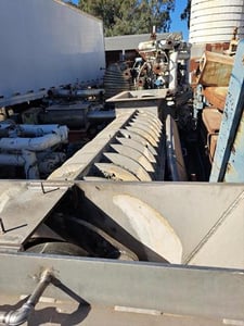 Andritz Dupps #3016C, screw press, Stainless steel, 30" x 169"