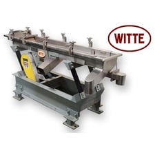 10" x 69" Witte #210-D, Stainless Steel pellet classifier screener, 2 deck