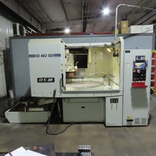 DCM #IG-482-SD, 48" x 12" rotary surface grinder with automatic dresser & robot ready, 460 V.