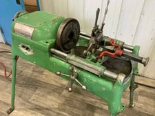 1/4" - 2" Ridgid #535, bolt & pipe threader, 1/8"-2" pipe capacity, forward/reverse, reaming attachment