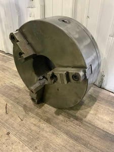 15-5/8" 4-Jaw chuck with L2 back, 4-1/8" hole thru chuck, reversible jaw