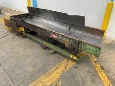 Prab scrap shaker, 120" L x 30" W x 7-1/2" D, 18" drop off height, 5 HP