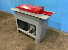 7 Stand, Lockformer rollformer, 18 gauge, 3-3/7" max stock width, 1-1/4" shaft diameter, 35" floor to passline