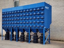 90000 cfm ACT #5-140, cartridge dust collector, 140 cartridge type filters, automatic pulse clean