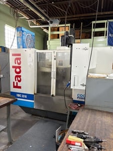 Fadal #VMC3016HT, CNC vertical machining center, 30" X, 16" Y, 20" Z, 8000 RPM, Cat 40, 2002
