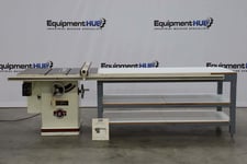 Jet #JTAS-10XL-1, tilting arbor table saw, 10" blade diameter, 5/8"arbor diameter, 27" x 40" cast table area