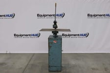 Whitney Jensen #218, hand punch, 12" throat, 20" x 32" bed, misc punches