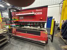 80 Ton, Amada #8025NT, Hydraulic Press Brake, 8' overall, 79" between housing, 5.9" stroke, 14.2" open