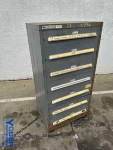 7 Drawer Vidmar cabinet, 30" W x 22-1/2" D x 59" H