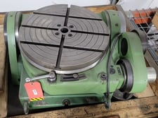16" Walter #RTS-400-HP-A, horizontal tilting rotary table