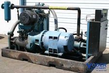 1000 cfm, 110 psi, Kellogg #6250CWL, rotary screw air compressor, 250 HP, water cooled, 1995