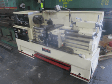 14" x 40" Jet #GH-1440ZX, used gap bed lathe w/ 3-1/8" spindle hole, 23-5/8" gap swing, foot brake, thread