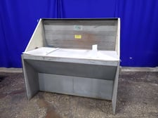 58" x 24" Dual Draw, Down Draft Table