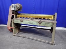 18 gauge x 5' Niagara, Shear, 1.5 HP, 860 RPM, 220 V