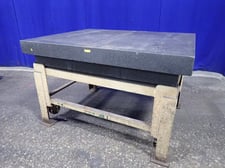48" x 60" x 10" Granite Surface Combustion Plate, 38.75" height