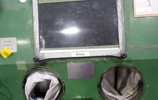 48" x 48" x 40" ABB #4848SC, Blast Cabinet, w/30" Turntable