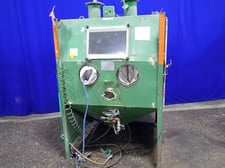 48" x 48" x 40" ABB #4848SC, Blast Cabinet, w/30" Turntable