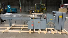 Shanklin #F-5A, automatic side seal shrink system with Shanklin T-7XL shrink tunnel