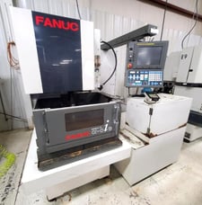 Fanuc #Robocut-A-OiB, CNC Electrical Discharge Machine, 5-Axis, Fanuc 180iS-WB, submerged cutting, wire