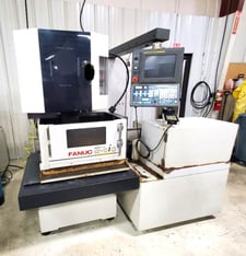 Fanuc #Robocut-A-OiC, CNC wire cutting Electrical Discharge Machine, 5-Axis, Fanuc 180is-WB, chiller