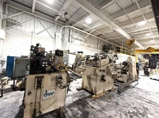 20000 lb. Cooper Weymouth #6R-24 Reel / 24D11 Str / SMX 24H Feed, heavy duty servo coil feed line