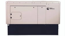 50 kW Cummins #C50N6, standby ng lp gen set, QSJ5.9G-G1 engine, 84.7 HP at 1800 RPM, EPA, 120/240V, 1ph, 250