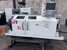Haas #TL-2, CNC toolroom lathe, 20" swing, 3" bar, manual 3-jaw 10" chuck, rigid tapping, 2012