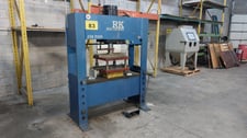 150 Ton, RK Machinery #HFP-150, H-frame press, 16" stroke, 11" bore, 10 HP