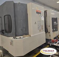 Mazak #FH-5800, CNC horizontal machining center, Mazatrol Fusion 640M Conversational Control, 28" X, 24" Y