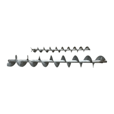 18" diameter x 12' long, standard pitch stainless steel scre