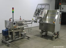 MGS #TopSerter-ECOM, Rotary Pick & Place Leaflet Feeder, Nordson ProBlue, Stainless Steel, 230 V., 2010