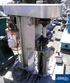 6" Rietz #RE-6-K5F424, Extructor, Stainless Steel, 6" diameter x 24" L, 10 HP, 230/460 V., 1979