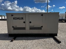 125 KW Kohler #KG125R, Standby, sound attenuated enclosure, 120/240 Volts, 273 Hrs., 2020, $29.5k
