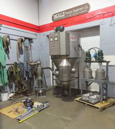 GEA Niro spray dryer, 48" ID with cone bottom, electric heaterm atomizing nozzle, feed pump