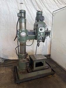 3' -8" Jet #JRD-700, radial arm drill, 6-speed, 220/440 V., 3-phase, 1500 RPM, 2 HP