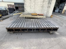 122" width x 61" L x 12" H T-Slotted Riser Plate