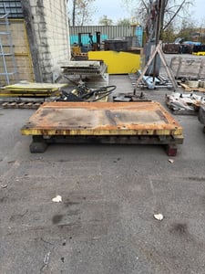 84" width x 48" L x 3.5" H Bolster Plate