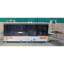 Casadei #Flexa-47, edgebander w/ pre-mill & corner rounding, PLC Control, 2015