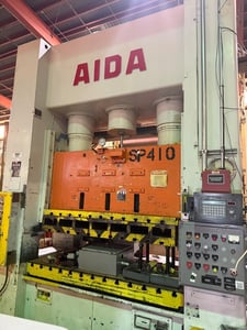 220 Ton, Aida #PD-20, 78.7" x 48", 11.8" Stroke, 24.4" Shut Height, 34 SPM