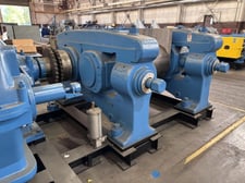 24" x 36" Vaughn, rubber cracker mill, 2-roll, new, rolls, new stock guide, new full circle bronze bushings