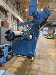 30000 lb. Rowe, Uncoiler, 56" width, 18.5"-24.5" expanding drum