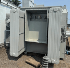 3000 KVA 27600Y Primary, 600Y/347 Secondary, Moloney, FR3 filled transformer