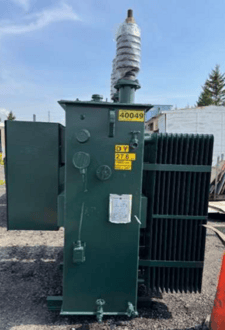 1000 KVA 27600 Primary, 600Y/347 Secondary, Moloney, oil filled transformer