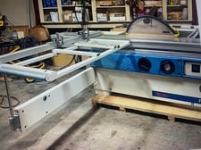 16" SCMI #S-40, Sliding Table Saw, 12 HP, 230 V., 3ph, 12' 6" range