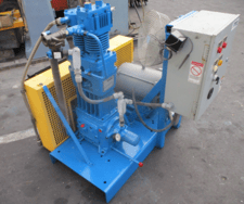 15 HP Hycomp #2AN10C-B21-ALMV9-20/15D, Boost Compressor, Nitrogen/Air/Gas Pressure Booster, 1760 RPM