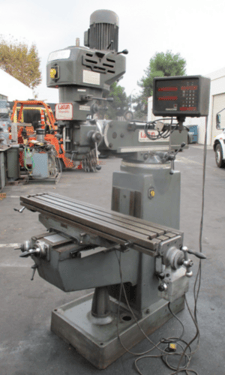 Lagun #FT-2S, Vertical Milling Machine w/DRO & Power Feed, 3000 RPM