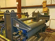 64" Machine Concepts #MC-9534, pinch rolls, 8" diameter, 41" passline, 5 HP, 1725 RPM, 230/460 V., 3PH, 1995