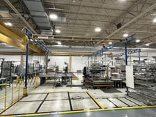 .2 Ton, Gorbel, Bridge Crane, 250lb CAP, 19'-7" L x 20'-7" width x 11'-8" H (Already Taken Down)