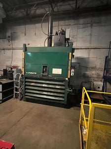 Bace #V73XHD, baler, 72" W x 30" D x 48" H bale, 20 HP, 67 sec cycle time